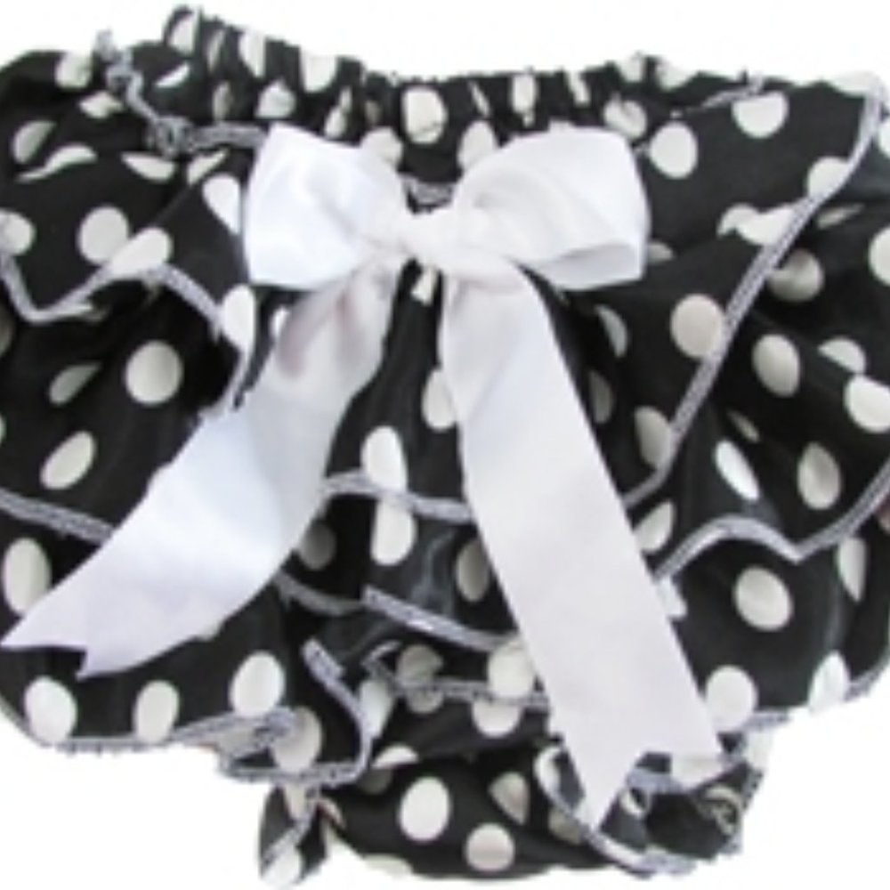 Girls Silky Ruffle Bloomer